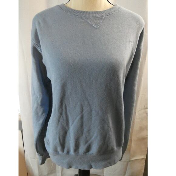 Champion Women's Large Blue Sweatshirt Pull over Crew Neck Athletic Casual - Picture 1 of 5